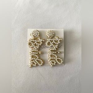 Bridal Boutique - Beaded Bride Pearl Embellished Earrings